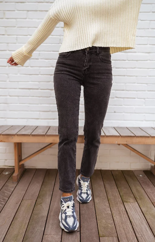 Trendy And Casual Jeans Sandrine - gris
