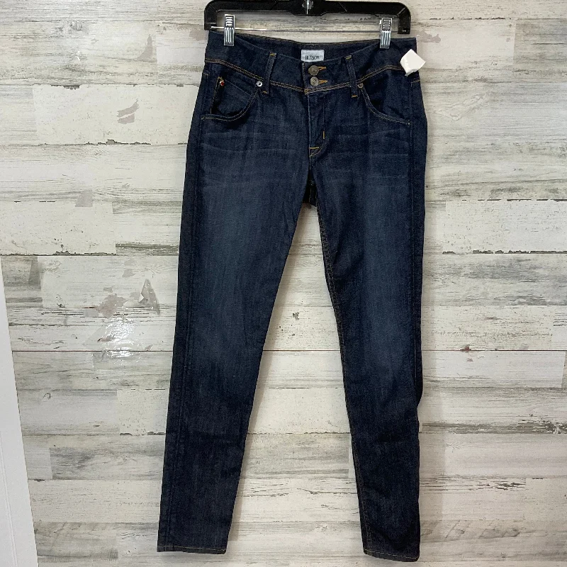 Soft And Comfortable Jeans Skinny By Hudson In Blue Denim, Size: 6