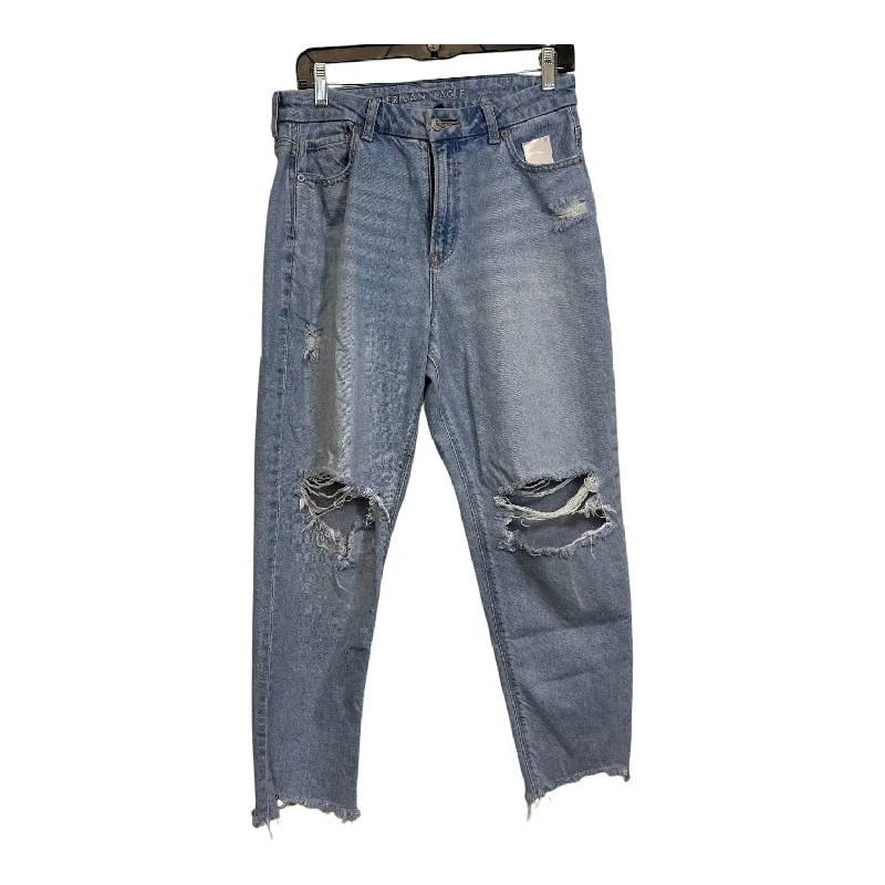 Creative Prints Jeans Straight By American Eagle, Size: 8