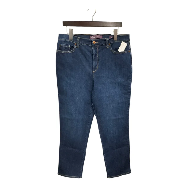 Sexy Fun Jeans Straight By Gloria Vanderbilt In Blue Denim, Size: 14