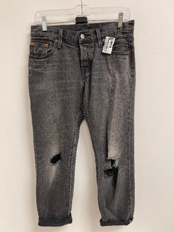Casual Choice Jeans Straight By Levis In Black, Size: 2