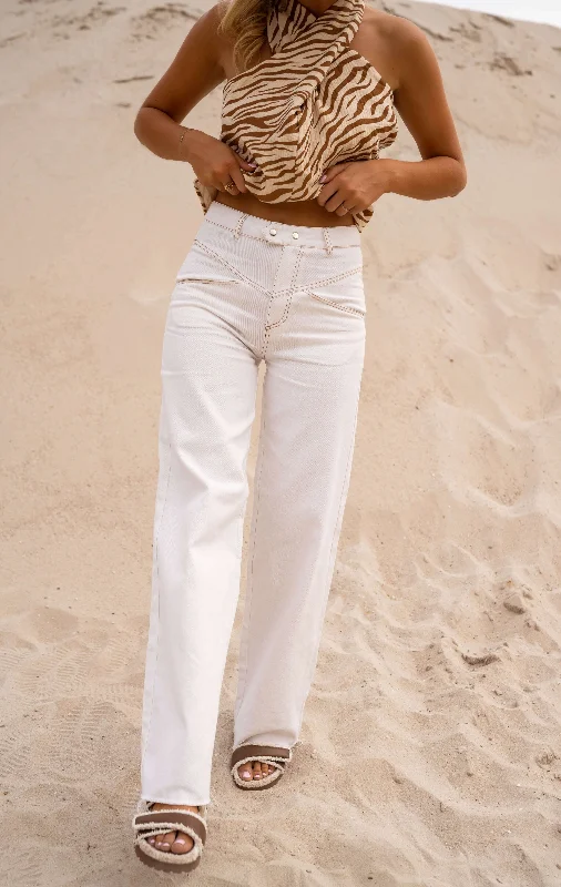 Luxury Fashion Jeans Valentin - écru