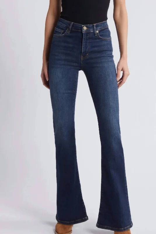 Minimal Comfort Le Easy Flare Jean In Moonflower