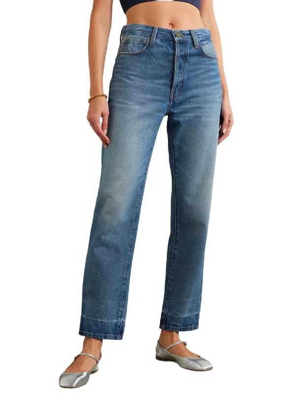 Celebrity Style Le Mec Straight Leg Jeans In Cadence