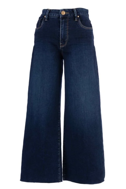 Cool Style Meg High Rise Fab Ab Wide Leg Raw Hem