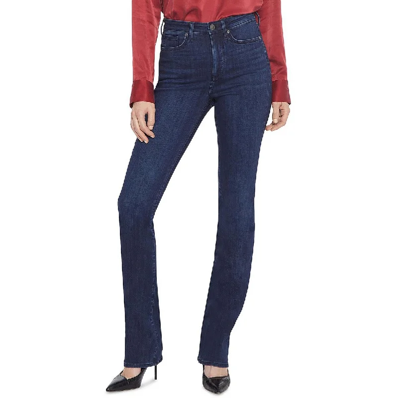 Free And Casual Petites Womens Slim High Rise Bootcut Jeans