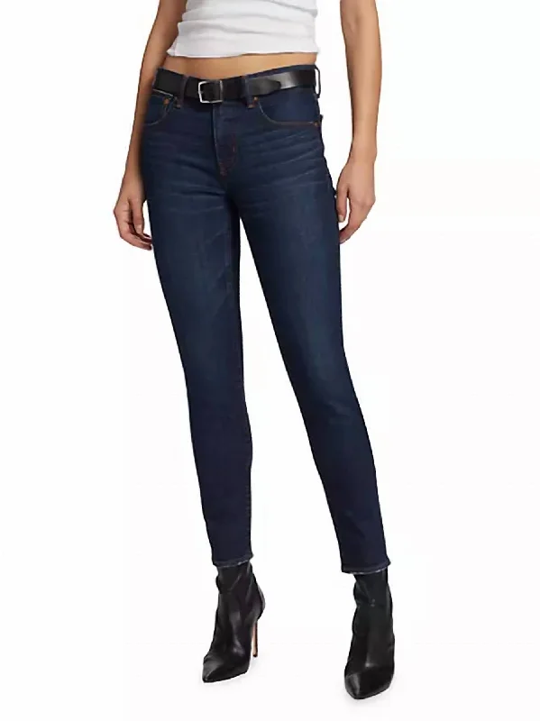 Sports Fashion Shandon Skinny Jeans In Dark Blue