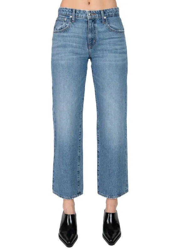 Must-have For Fashion Sofia Mid Rise Relaxed Straight Jeans In Sutton Vintage
