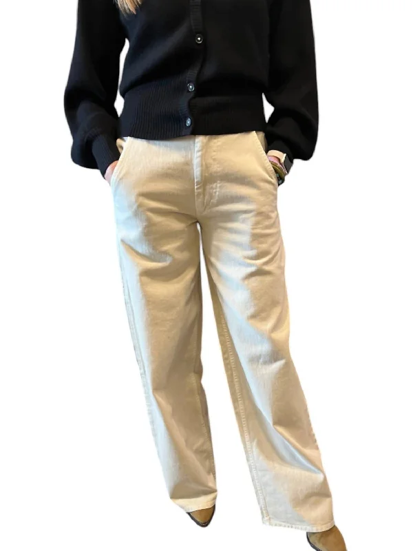Easy Fashion Solene Jeans In Ecru