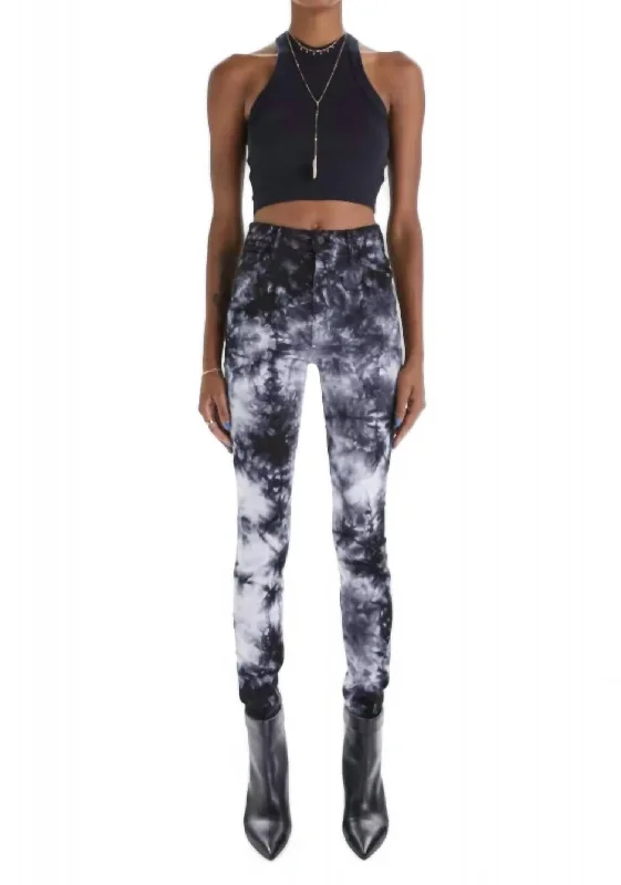 Beautiful Romance Super Swooner Tie Dye Skinny Jean In Winding Paths