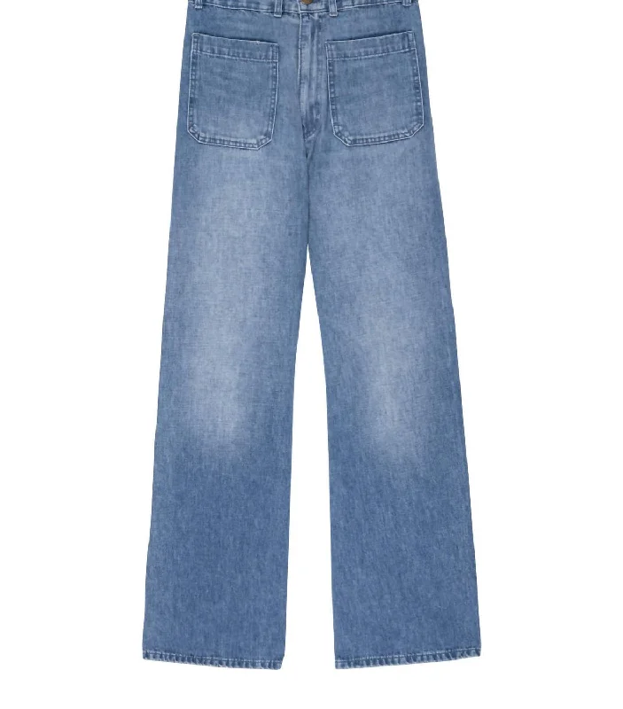 Feminine Charm The Dock Jean In Marina Wash