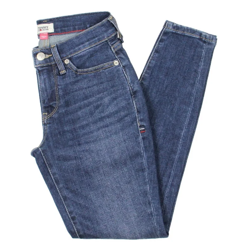 Slim Fit Womens Curvy Ankle Skinny Jeans