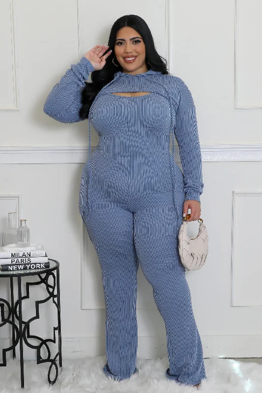 Sports And Leisure 2pc No Show Jumpsuit Set