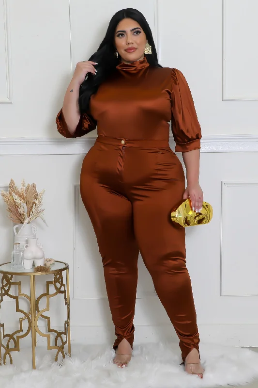 Must-have For Autumn And Winter Aimelia Bodysuit Pant Set