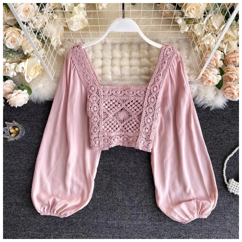 Smart Comfort Alma Crochet Blouse
