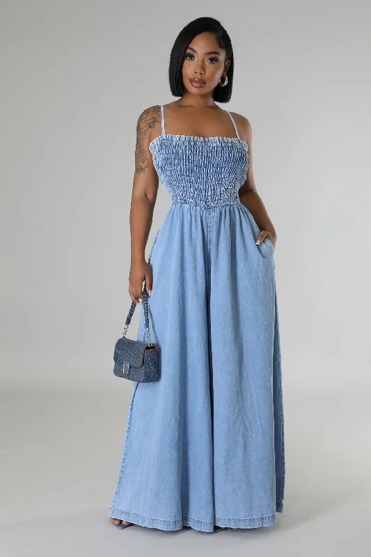Basic Version Blue Lagoon Jumpsuit