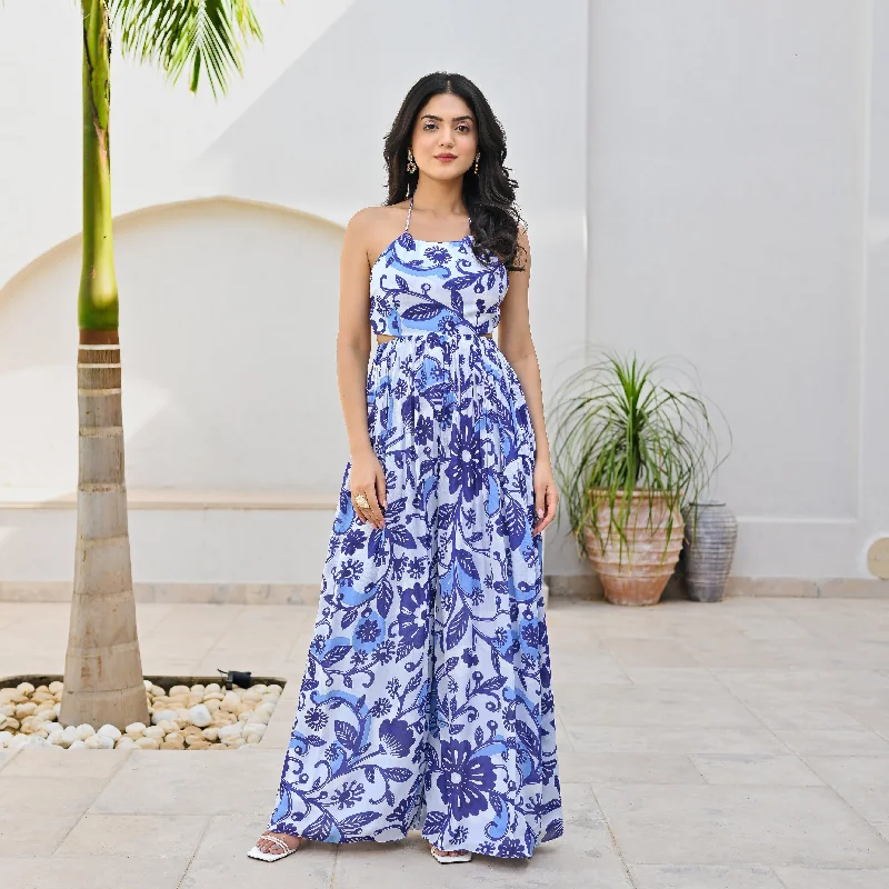 Comfy Dress Bluebell Flora Jumpsuit