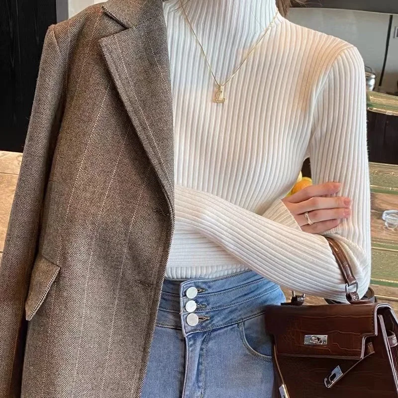 New Design Champel Statement  Turtleneck Sweater