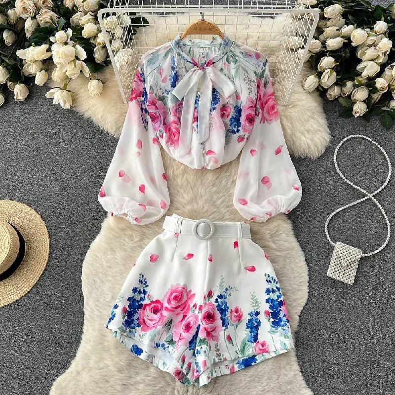 Versatile Items Glida Floral Coord Set with Belt