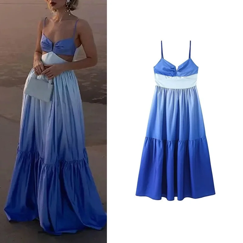 Fashion Expert Cuba Vintage Summer Midi Dress