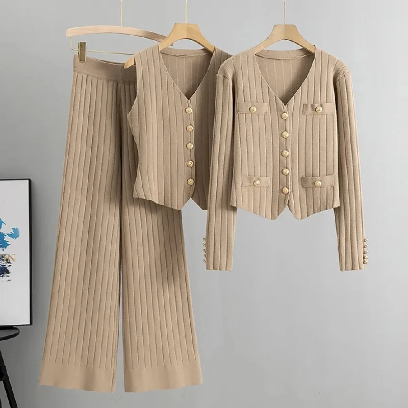 Comfortable Series Delora Luxe Winter 3 Pc Coord Set