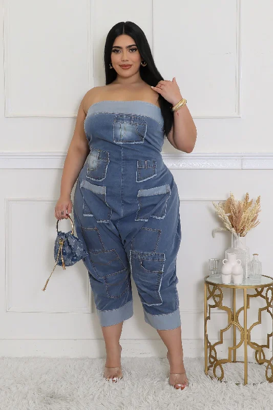 Trendy Comfort In The Mix Jumpsuit
