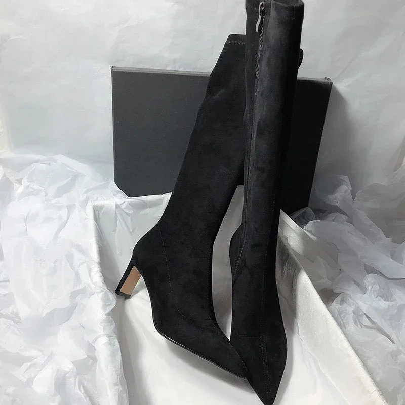 High-quality Design Leona Over Knee Premium Suede Boots