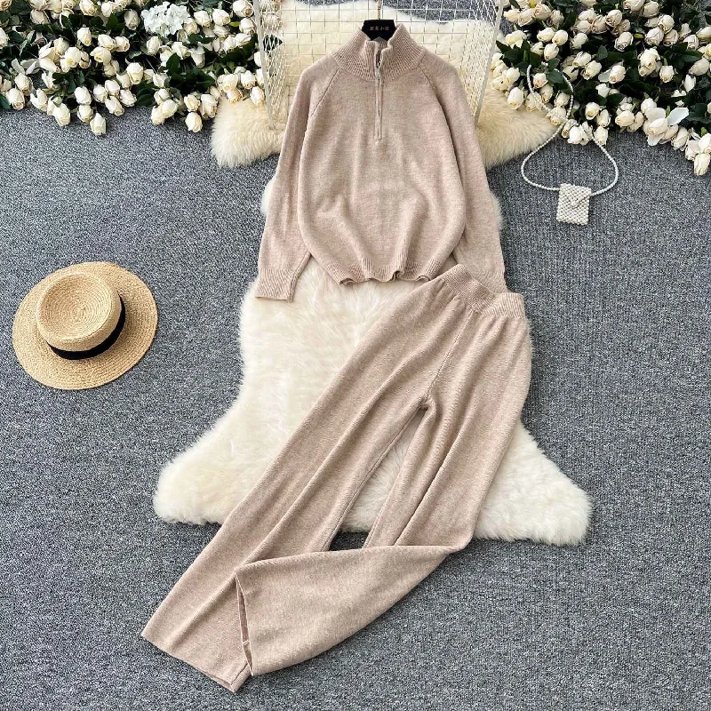 Simple And Comfortable Oliver Luxe Winter Coord Set - Tracksuit