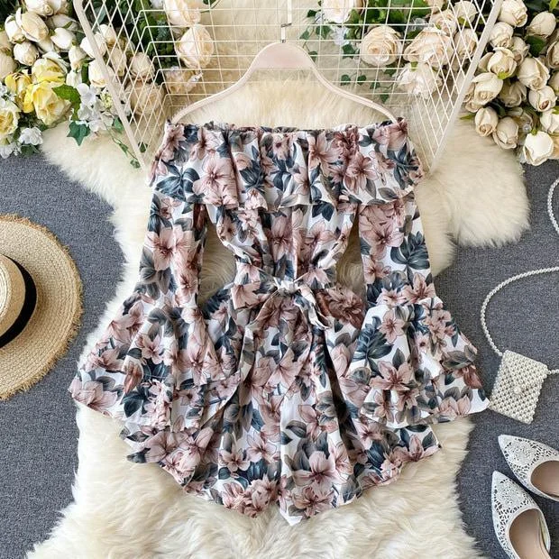 Cozy Layers Rhapsody Floral Romper