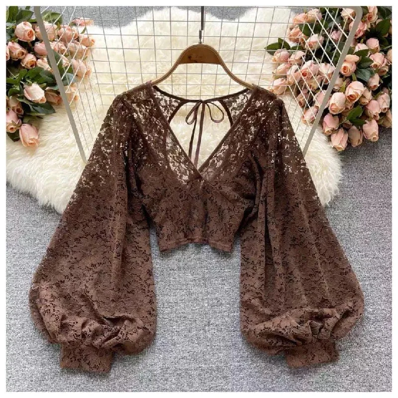 Weekend Comfort Wear Silvia Luxury Lace Blouse