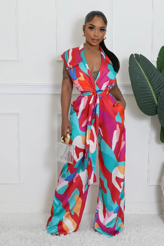 Simple Comfort Spot Me Out Jumpsuit