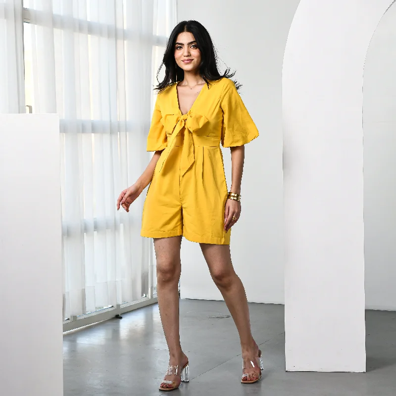 Celebrity Picks Sunny Yellow Romper