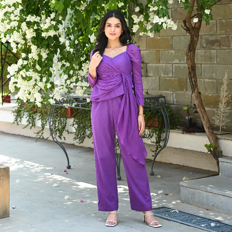 Soft Looks Twilight Purple Co-ord Set