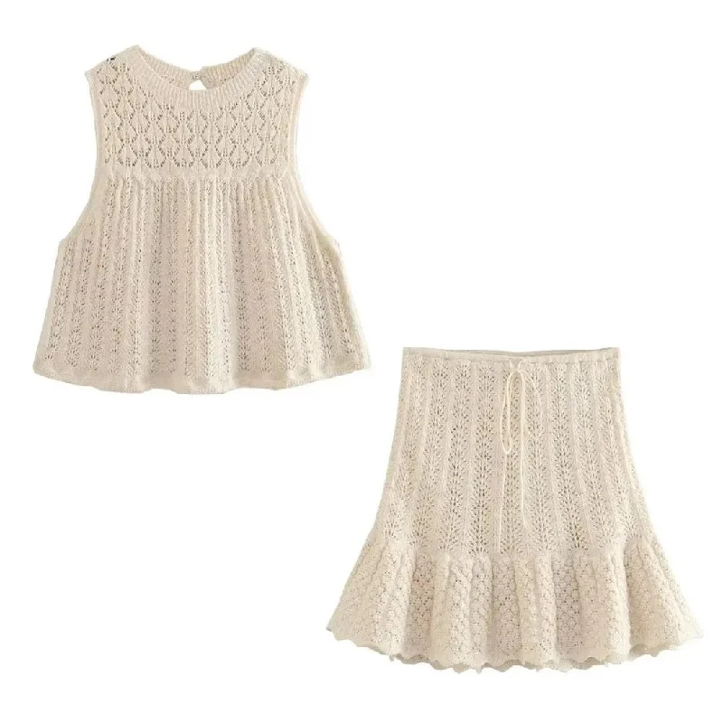 Body Design Vida Eyelet coord set