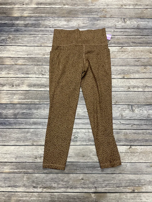 Energy Wear Animal Print Athletic Leggings Athleta, Size S