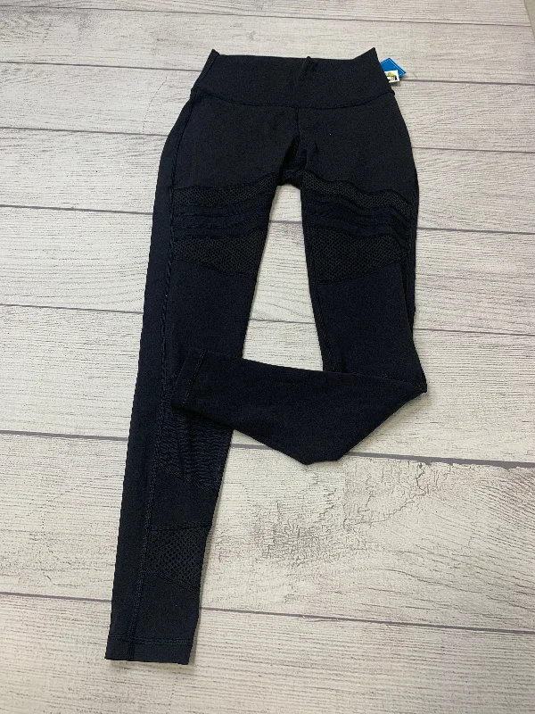 British Style Black Athletic Leggings Lululemon, Size 6