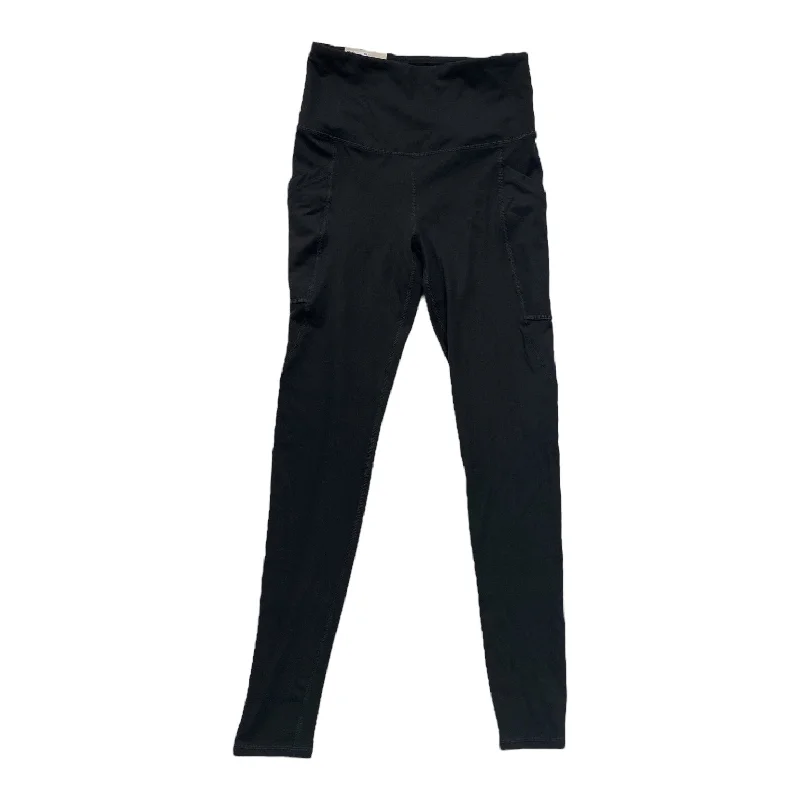 Girl Style Black Athletic Leggings So, Size S