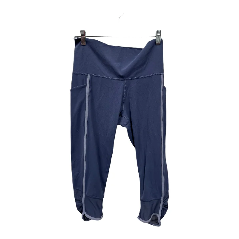 Relaxed Dresses Blue Athletic Leggings Capris By Athleta, Size: 1x