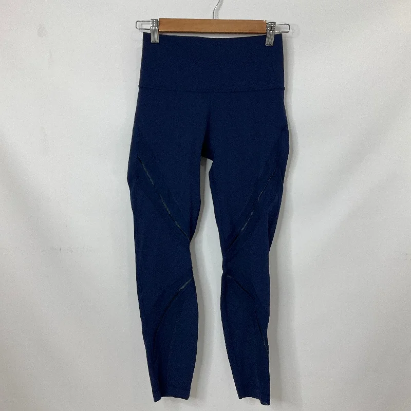 Soft Trends Blue Athletic Leggings Lululemon, Size 6