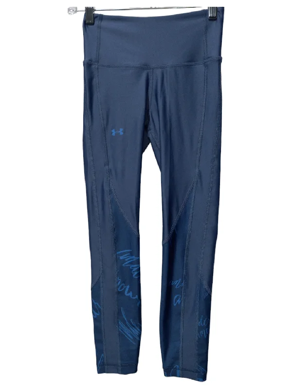 Modernism Blue Athletic Leggings Under Armour, Size Xs
