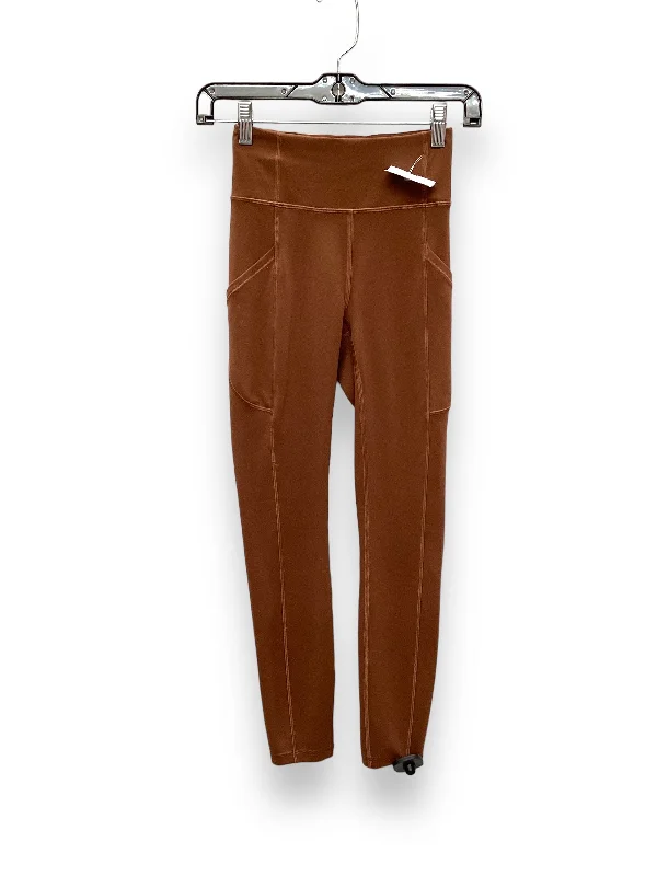 Economic Outlook Brown Athletic Leggings Lululemon, Size 2