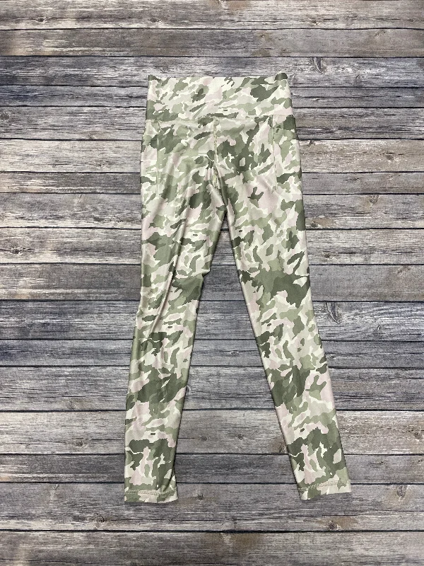 Luxury Classic Camouflage Print Athletic Leggings Athleta, Size S