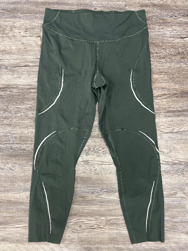 Comfortable Mind Green Athletic Leggings Lululemon, Size 12