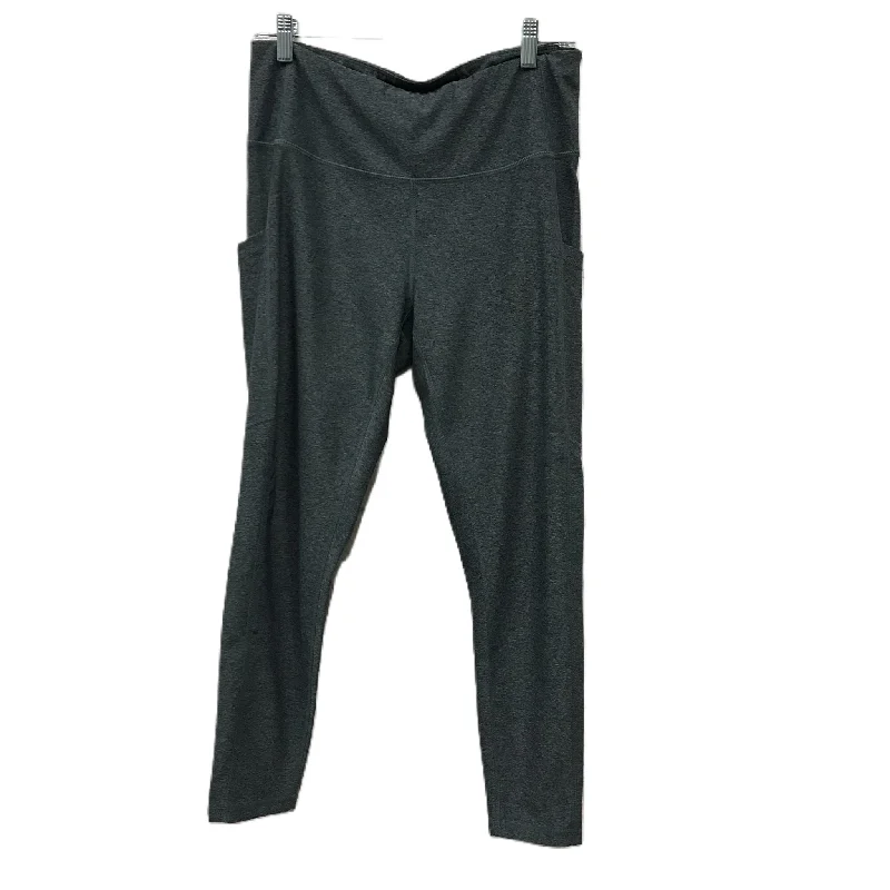 Lazy Home Grey Athletic Leggings By Zella, Size: L