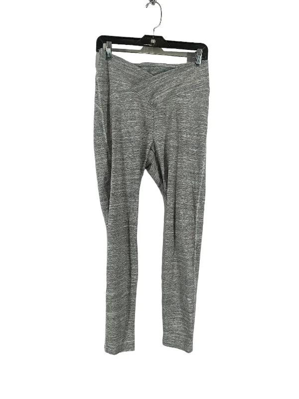 Weekend Wear Grey Athletic Leggings Pink, Size L