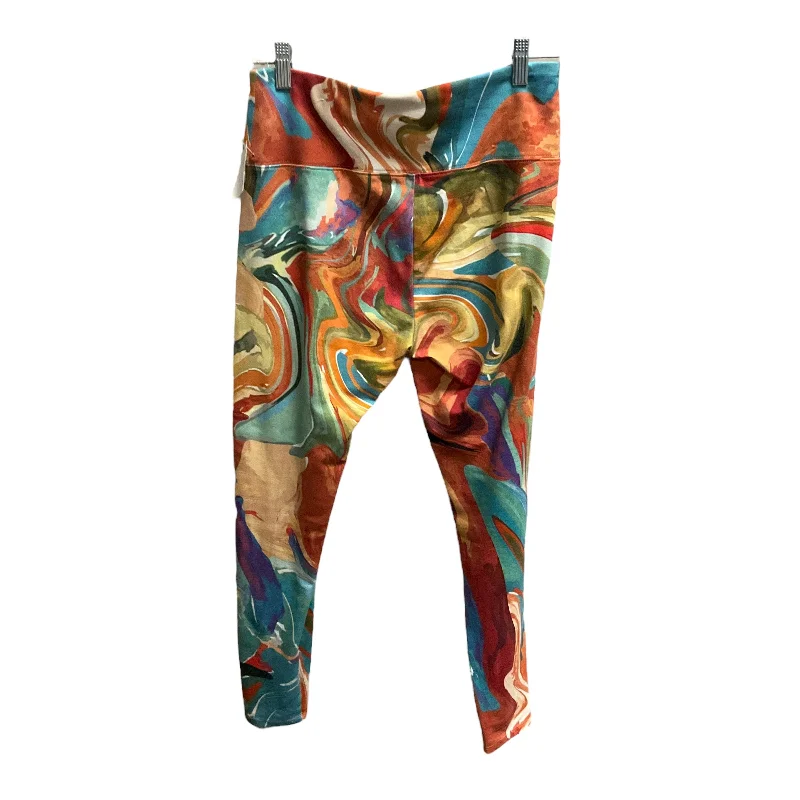 Elegant Style Multi-colored Athletic Leggings Soft Surroundings, Size S
