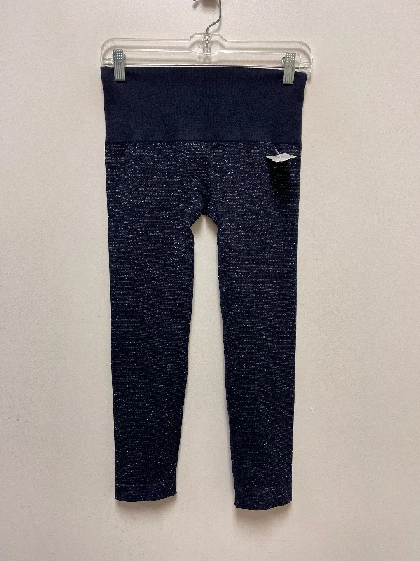 Comfortable Fashion Navy Athletic Leggings Chicos, Size Xl
