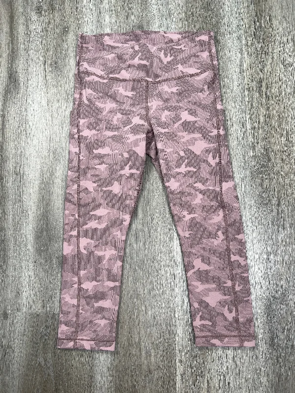 Comfortable Series Pink Athletic Leggings Athleta, Size M