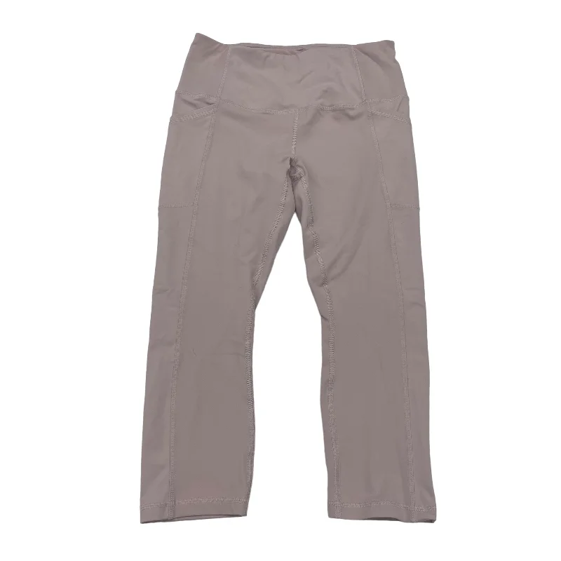 Free And Comfortable PINK ATHLETIC LEGGINGS CAPRIS by RBX Size:M