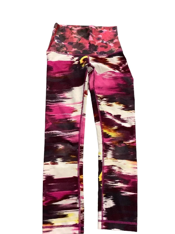 Party Wear Pink Athletic Leggings Lululemon, Size 2